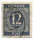 Deutsche Post - 12 Pfennig 