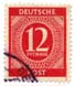 Deutsche Post - 12 Pfennig 