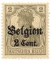 Germania - Belgien 2 Cent.