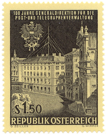 100 Jahre Generaldirektion fÃ¼r die Post- und Telegraphenverwaltung