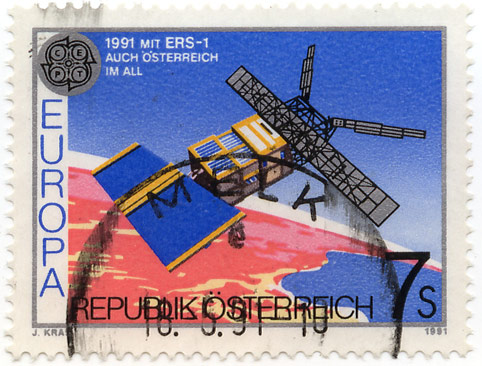 1991 mit ERS-1 auch Ã–sterreich im All - Europa