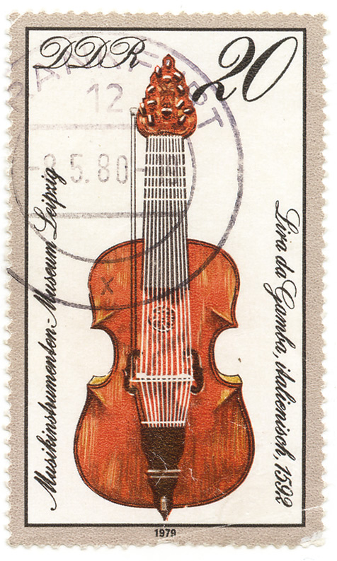 Musikinstrumenten-Musuem Leipzig - Lira da Gamba, italienisch 1592