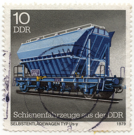 Schinenfahrzeuge aus der DDR - Selbstentladewagen Typ Us-y