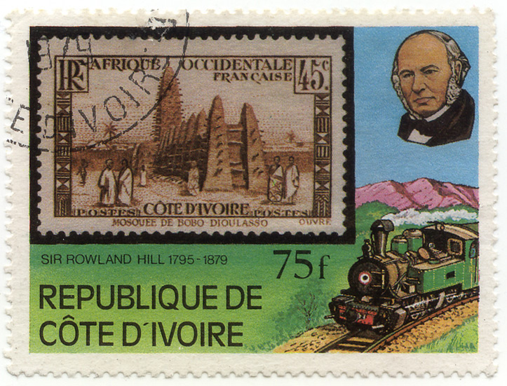 Sir Rowland Hill 1795-1879 - Afrique Occidentale FranÃ§aise - MosquÃ©e de Bobo Dioulasso - Ouvre