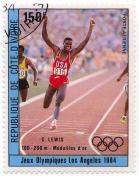 Jeux Olympiques Los Angeles 1984 - C. Lewis 100 - 200 m - Médailles d´or