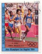 Jeux Olympiques Los Angeles 1984 - J. Cruz - 800 m - MÃ©daille dÂ´or