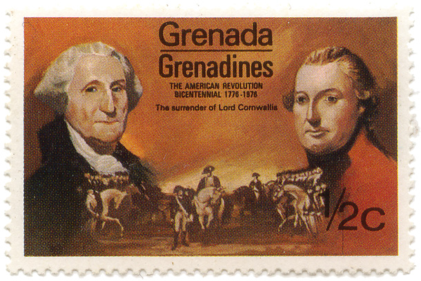 The American Revolution - Bicentennial 1776-1876 - The surrender of Lord Cornwallis