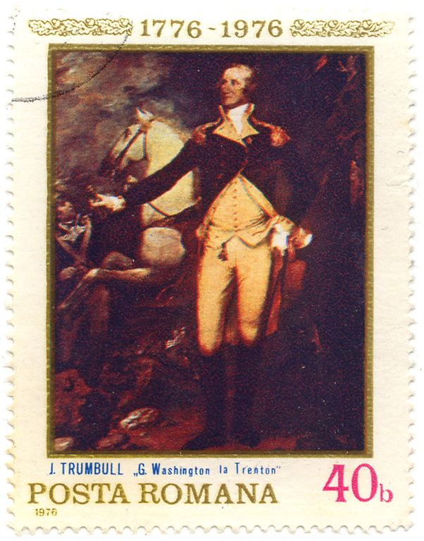 J. Trumbull - G. Washington la Trenton - 1776-1976